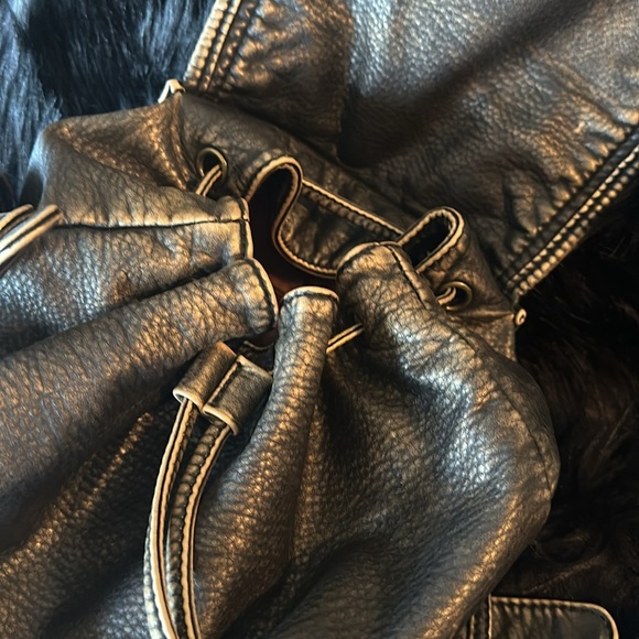 MontanaWest Backpack purse. Brown & Gold Color. - Picture 2 of 8